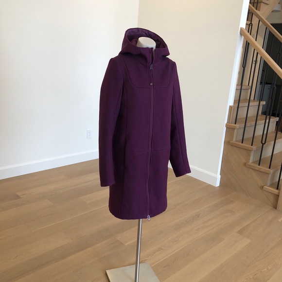 Lululemon City Softshell Coat *Tweed / Lulu Full Zip Jacket, Plum - Size 4 - 6 - Picture 11 of 15